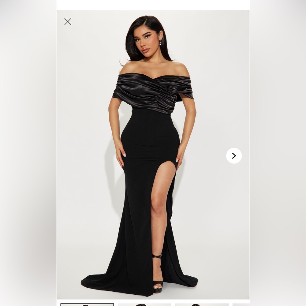 Fashion nova Am I the Drama black dress